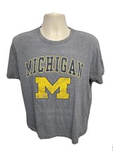 University of Michigan Adult Large Gray TShirt - £11.62 GBP