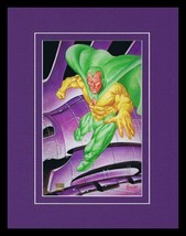 Avengers Vision 1993 Framed 11x14 Marvel Masterpieces Poster Display - £27.69 GBP