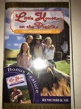 Little House on the Prarie The Premiere Movie Remember Me 1989 VHS Dbl Feature - £14.50 GBP