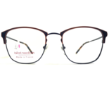 Jean Lafont Eyeglasses Frames FIGARO 3503 Navy Blue Orange Thin Rim 50-1... - $280.28