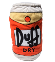 Universal Studios 14&quot; Simpsons Duff Dry Beer Can Plush Stuffed Pillow - £15.06 GBP