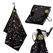 SKIVE Golf Premium Magnetic Golf Towel | Super Strong Magnet (Black w/Wh... - €123,09 EUR
