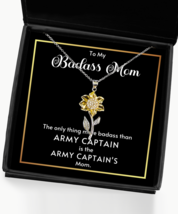 Army Captain Mom Necklace Gifts, Birthday Present For Army Captain Mom,  - £39.29 GBP