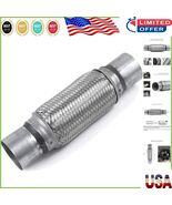 12 Inch 2.5&quot; Exhaust Flex Pipe - Weld-On/Clamp-On Installation, Universa... - $58.52 CAD