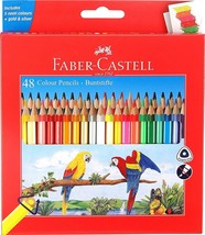 Faber-Castell Triangular Colour Pencils - 48 Shades (1 SET) - £21.33 GBP