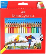 Faber-Castell Triangular Colour Pencils - 48 Shades (1 SET) - £21.01 GBP