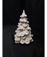 1970s Ceramic Art Mold Christmas Holiday Tree 10 inch UNFINISHED - $42.01 CAD