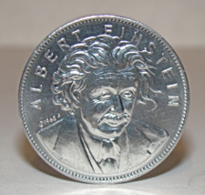 Shell&#39;s Famous Facts &amp; Faces Game &quot;Coin&quot; Albert Einstein - £11.79 GBP