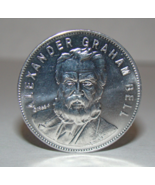 SHELL&#39;S Famous Facts &amp; Faces GAME &quot;Coin&quot; ALEXANDER GRAHAM BELL - $15.00