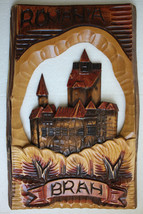 Wooden Plaque Hand Carved Romania Brah Wall Hanging Collectible Home Decor 19&quot; - £62.85 GBP