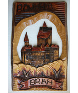 Wooden Plaque Hand Carved Romania Brah Wall Hanging Collectible Home Dec... - $78.65