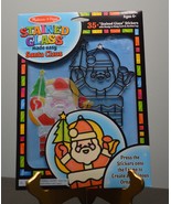 Melissa & Doug Holiday Craft NEW in package Stained Glass made easy Santa Claus - $6.00