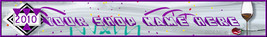 New Years website custom made banner NY2a - $7.00