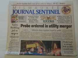 Milwaukee Journal Sentinel - January 24, 1997 - Fans Share a Laugh - New... - $13.69 CAD