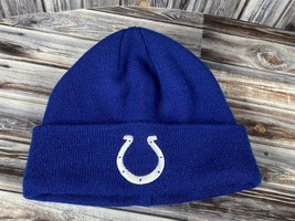 Indianapolis Colts Blue Beanie Knit Winter Hat - OSFM - £7.78 GBP