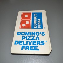 Vintage Dominos Pizza Delivers Free Playing Cards Pre owned - £7.83 GBP