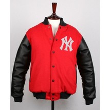 Men’s New York Yankee Varsity Baseball Bomber Jacket - $205.34 CAD