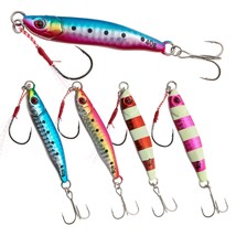 5pcs Jigs Fishing Lures, Metal Spoons,Fishing Spoons Lures for Saltwater - £12.01 GBP