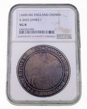 1605-06 England Crown James I S-2652 Graded by NGC as VG 08 Very Good - $8,182.85