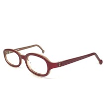 Vintage la Eyeworks Eyeglasses Frames TEXAS 759 Brown Burgundy Red 45-20-125 - £44.04 GBP