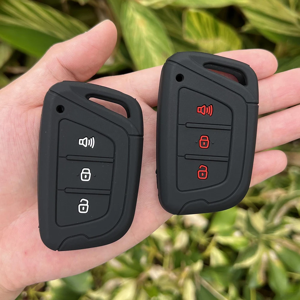 Silicone car key case cover for jac a5 ic5 iev7s t8 e20x t50 s2 s3 s4 thumb200