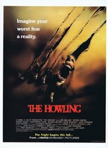 The Howling 1980 ORIGINAL Vintage 9x12 Industry Ad Dee Wallace Patrick M... - £23.52 GBP