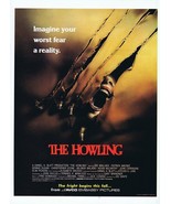 The Howling 1980 ORIGINAL Vintage 9x12 Industry Ad Dee Wallace Patrick M... - £23.52 GBP