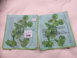 NWT/DISNEY/MICKEY MOUSE/IT&#39;S A GREEN WORLD AFTER ALL/REUSABLE BAG/LOT OF 2 - £23.45 GBP