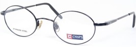 Vintage Chaps Ralph Lauren 140 TJ2 Black Eyeglasses Glasses Frame 47-21-140mm - £44.41 GBP