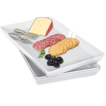 Youngever 3 Pack Plastic Serving Trays 15x10 inch Grey Sturdy ABS - $112.76 MXN Youngever 3 Pack Plastic Serving Trays 15x10 inch Grey Sturdy ABS - $112.76 MXN