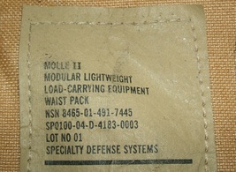 US Army DCU MOLLE II waistpack Specialty Defense 2004 GREAT shape! - $35.00