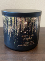 Bath &amp; Body Works Into the Night (Amber, Musk) 3 Wick Candle w/essential oils - £26.11 GBP