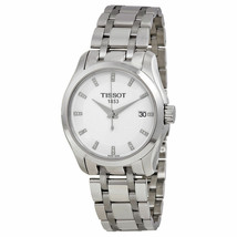 T0352101101600 Tissot Couturier Silver Dial Stainless Steel Ladies Watch - £279.76 GBP