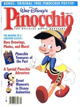 Walt Disney&#39;s Pinocchio The Official Movie Magazine Summer 1992 - £9.44 GBP