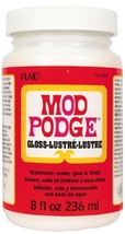 Mod PodgE Gloss finish waterbase decoupage sealer glue finish 8 oz Plaid... - $450.42 MXN