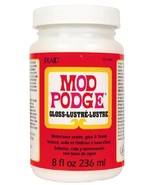 Mod PodgE Gloss finish waterbase decoupage sealer glue finish 8 oz Plaid... - $443.68 MXN