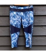 Lululemon Mesh With Me Crop Sea Side Silver Fox Albert Lake Blue Size 8 - $48.51