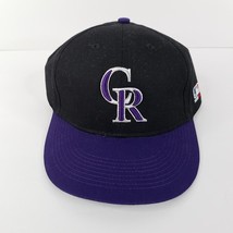 Colorado Rockies Hat Cap Strap Back Black Purple MLB Baseball New OC Sports - £15.81 GBP