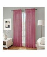 Crushed Voile Sheer 1 Rod Pocket Panel 50 in x 84 in - $23.04 CAD