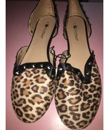 chatties cheetah fashion flats Size 11 - $25.74