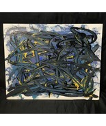 Abstract Acrylic 20 x 16 Painting On Thick Board Katy Perry Artist Jason... - $614.06 CAD