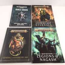 Warhammer Lot of 4 Gaming Guides General&#39;s Handbook 2018 Games Workshop Books - £37.83 GBP