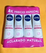 4 NIVEA Desodorante Aclarado Natural - £18.37 GBP