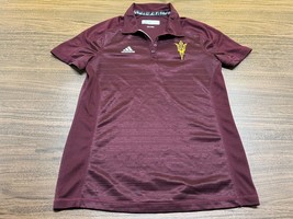 Arizona State Sun Devils Maroon Polo Shirt - Adidas - Women&#39;s Medium - ASU - £14.25 GBP