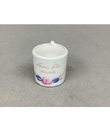 Antique Miniature Porcelain Sentimental Tea Cup &quot;Love The Giver&quot; - $187.97 MXN
