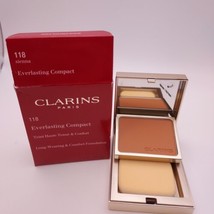 Clarins Everlasting Compact Foundation .3oz #118 SIENNA - £10.90 GBP