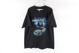 Vtg NASCAR Mens XL Faded Spell Out Jeff Gordon Pepsi Car Racing T-Shirt Black - £27.65 GBP