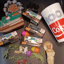 Lot of toys, Ideal boat, promo cup, Indian, Coke cup &amp; Maisto Vans diecast toys - £16.45 GBP