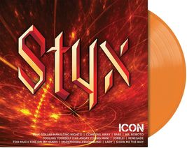 Styx Icon LP ~ Exclusive Colored Vinyl (Translucent Orange) ~ New/Sealed! - £97.62 GBP