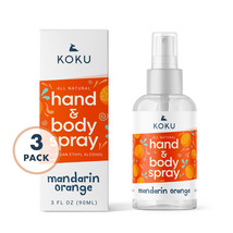 Mandarin-Orange Set 2, Mandarin-Orange Scented Hand Sanitizer, (3x3 Fl. ... - £19.48 GBP